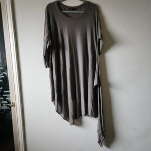 Jarbo Asymmetrical Gray Tunic